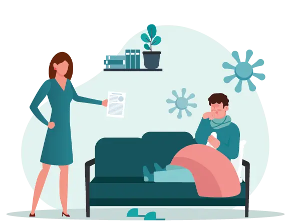 sanctionner un salarié en arrêt